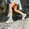 Li-Ning Yijie Lite 2.0 Comfortable Trendy Breathable Wear-Resistant Creek Shoes Women Shoes Beige AHLV012-4
