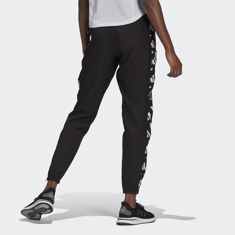 Adidas Celebrity Tapered Knit Running Pants Women Bottoms Black GK6190