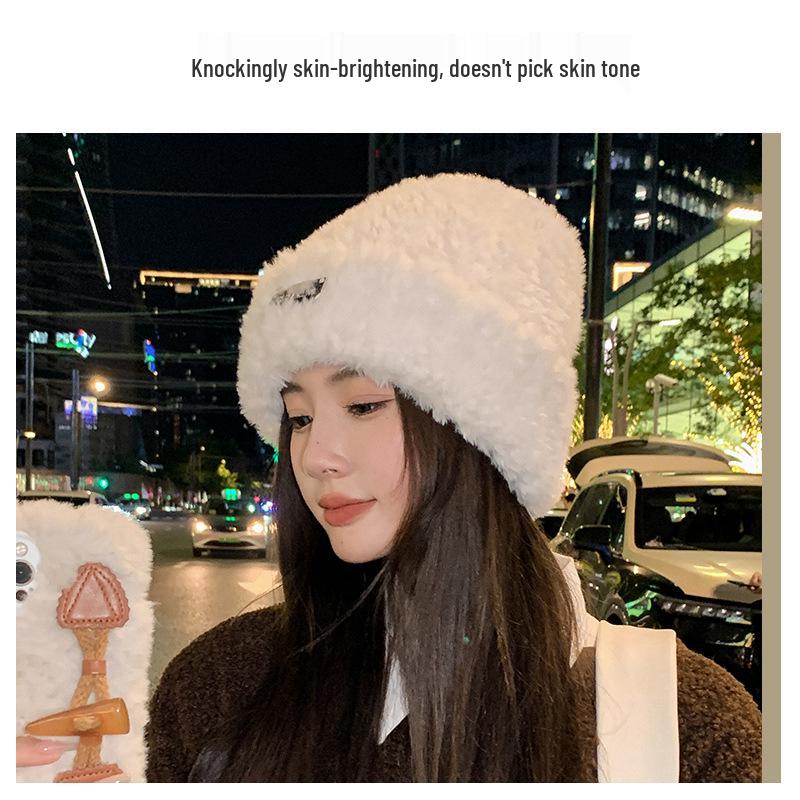 Women's Winter Plush Knit Hat with Ear Protection - Newcomer Exclusive