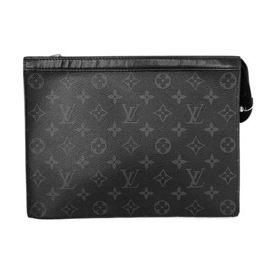 [Použité] Pochette Voyage MM 'Černé plátno Monogram Eclipse' - Dobrý stav #12HD8LT