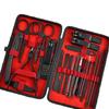24-Piece Black and Red Nail Clipper Set - Stainless Steel Manicure and Pedicure Tools