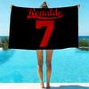 Ronaldo Nr. 7 Fan Exklusiv Sonnenschutz Schnelltrocknend Strandtuch Weich Bequem Hautfreundlich Anti-Sand Mehrere Größen für Geschenk