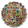 55 Tiki Tiki Maori Mythical Stickers Suitcase Notebook Mobile Phone Graffiti Stickers