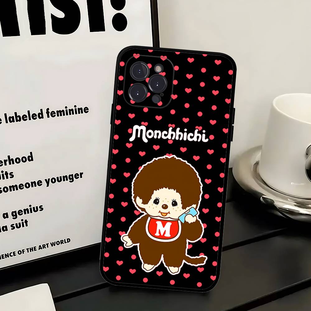 

Cute M-monchhichis-s Phone Case For IPhone 14 Plus 13 Mini 11 16 15 17 Pro Max Protection Shockproof iPhone 14pro max