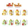 Chinese Zodiac Year Snake Figurine Home Decoration Flower Vase Snake Statues for Prosperity Resin Craft Cartoon Decors