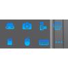 4-Port USB 3.0 Clamp Hub Type-C Splitter for Desk Monitor 5-30mm Thickness