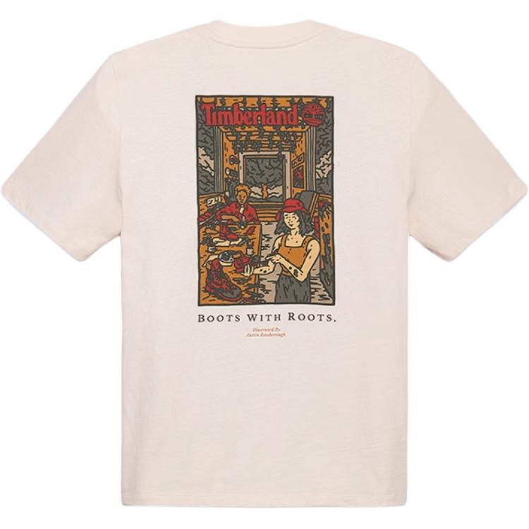 Timberland Round Neck Fashion Versatile Short Sleeve T-Shirt Men Tops A6A9K-CR3