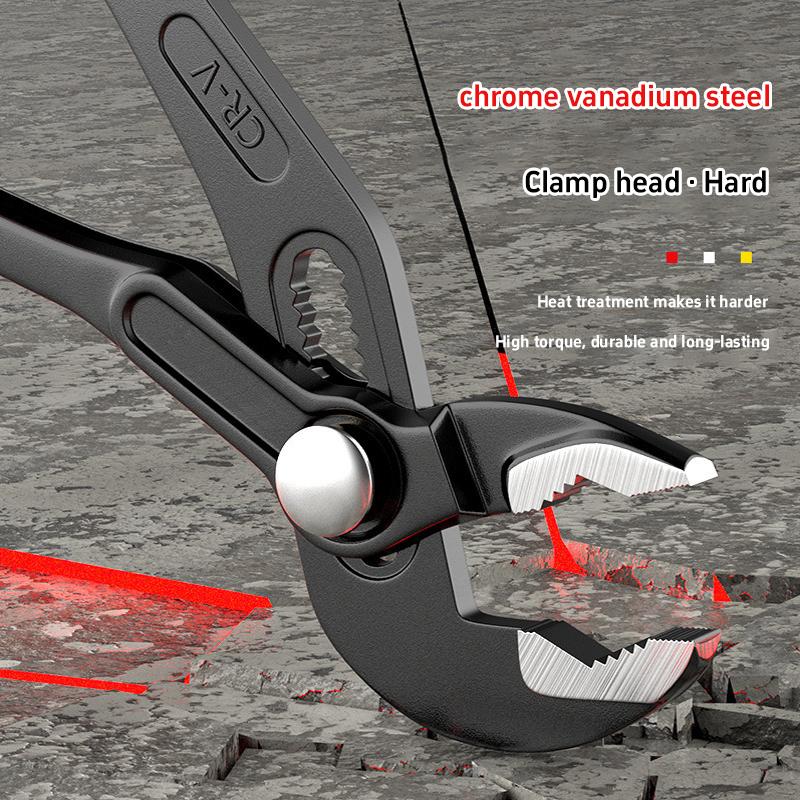 7/10/12 Inches Multifunctional Water Pump Tongs Universal Wrenches With Large Openings Quickly Adjusted Water Heating Wrench