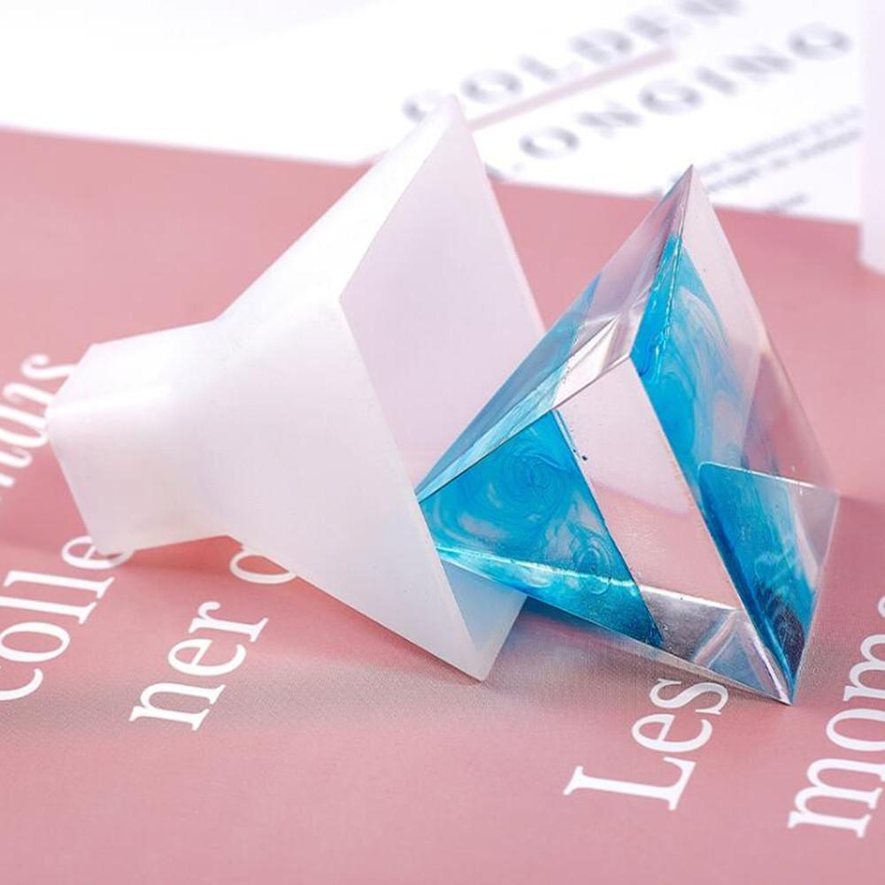 5 Sizes Pyramid Silicone Mould Epoxy Resin Mold for DIY Epoxy Resin Molds Crafts Jewelry Making Accessories Home Decoration
