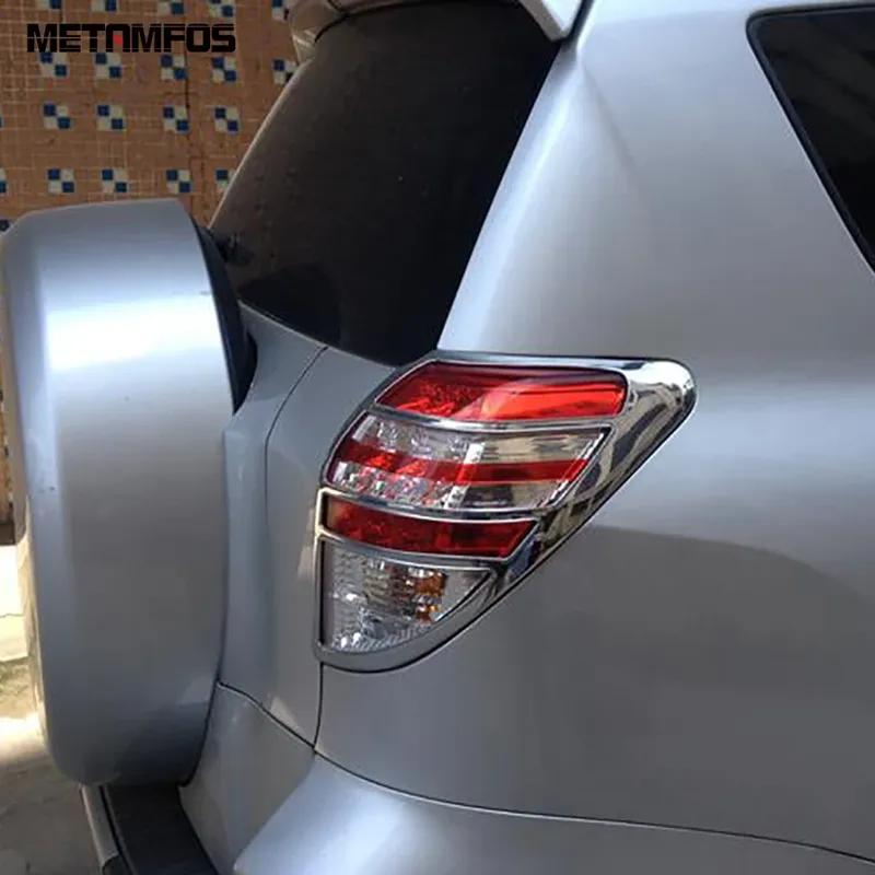 For Toyota Rav4 Rav 4 2006-2011 2012 Chrome Rear Tail Light Lamp Cover Trim Taillamp Taillight Protector Accessories Car Styling