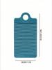3pcsRandom Color Anti-Slip Washboard, Household Mini Hand-Held Scrub Board, Thickened Laundry Scrubber'