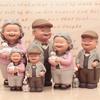 Resin Elderly Couple Statue: Anniversary & Birthday Gift for Home Decor