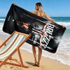 Magpies Forever Print Beach Towel, Large Soft Quick Dry Towel for Beach Camping Swimming