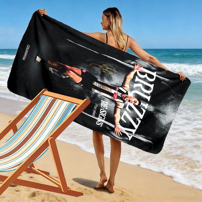 Magpies Forever Print Beach Towel, Large Soft Quick Dry Towel for Beach Camping Swimming