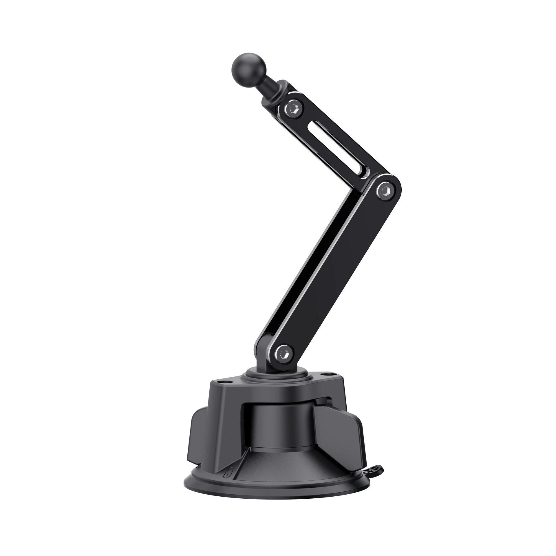 360° Rotating Tablet & Phone Stand with Telescopic Arm - Aluminum Alloy