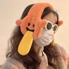 Cartoon Ghost Plush Earmuffs Thickened Couple Halloween Gifts Funny Ear Protection  Women