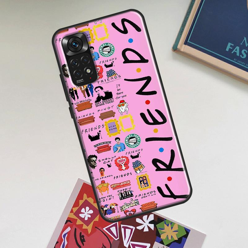 

Friends TV Case For Xiaomi Redmi Note 13 14 Pro 10 11 12 15 Pro Plus Redmi 15 14C 13C 10C 12C 15C Cover Redmi Note 12 4G