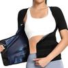 Sauna Suit For Women Sweat Body Shaper Hot Waist Trainer Short Sleeve Shirt Workout Top|Shaping Sweating Short Sleeve Bodysuit
