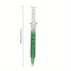 1Pc Kawaii Syringe Highlighter Pen Syringe Needle Shape Mechanical Color Pen Ballpoint for Office School Marker Writing Tool Comfortable Grip Statione