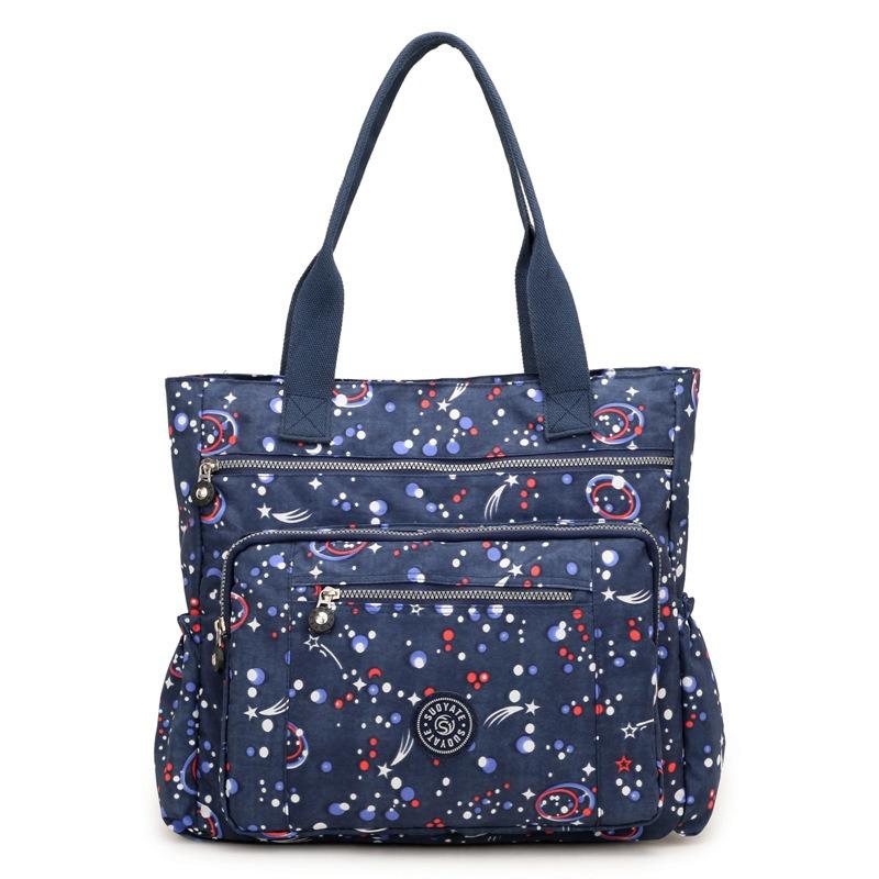 Spritzwasserfeste Nylontasche Outdoor-Reise Damen-Umhängetasche lässige Damenhandtasche mit großem Fassungsvermögen