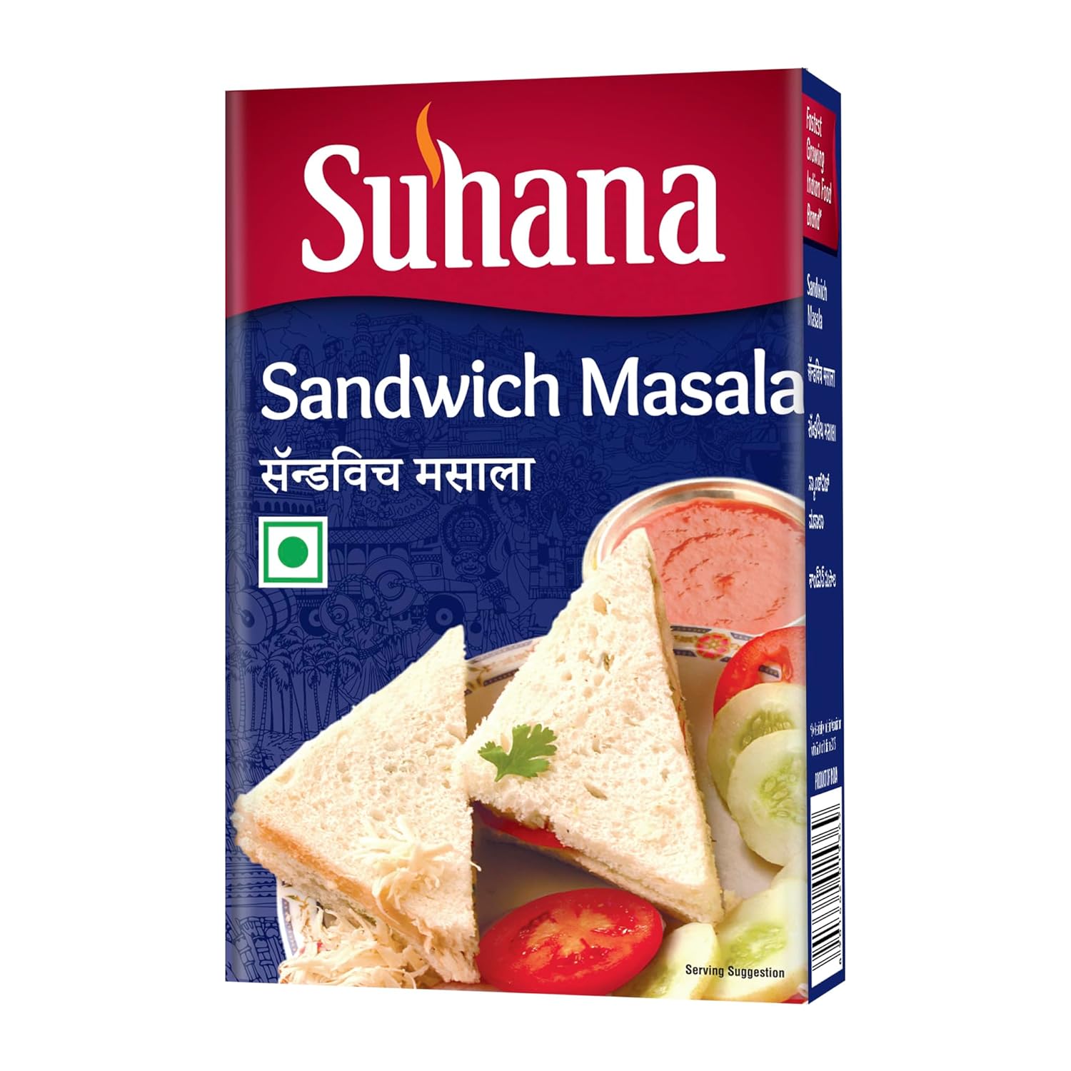 

Suhana Sandwich Masala 50g Pack Of 1 Tangy Sandwich Spice Blend Flavour Booster Seasoning For Snacks Indian Street Taste