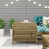 Garden Stool 62 X 63.5 X 53.5 Cm Pressure Treated Pine Wood