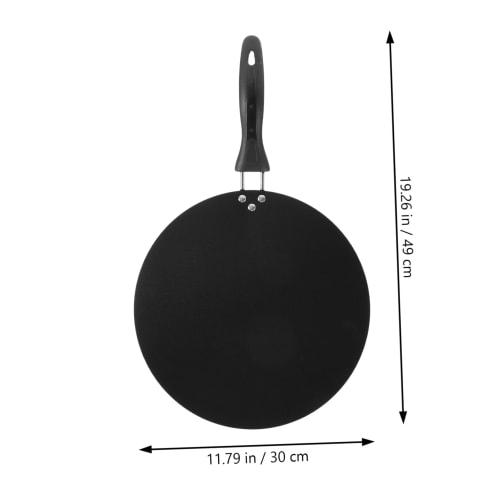 PRETYZOOM Non-Stick Flat-Bottom Cooking Pan for Steak, Omelettes, and Crepes with Handle