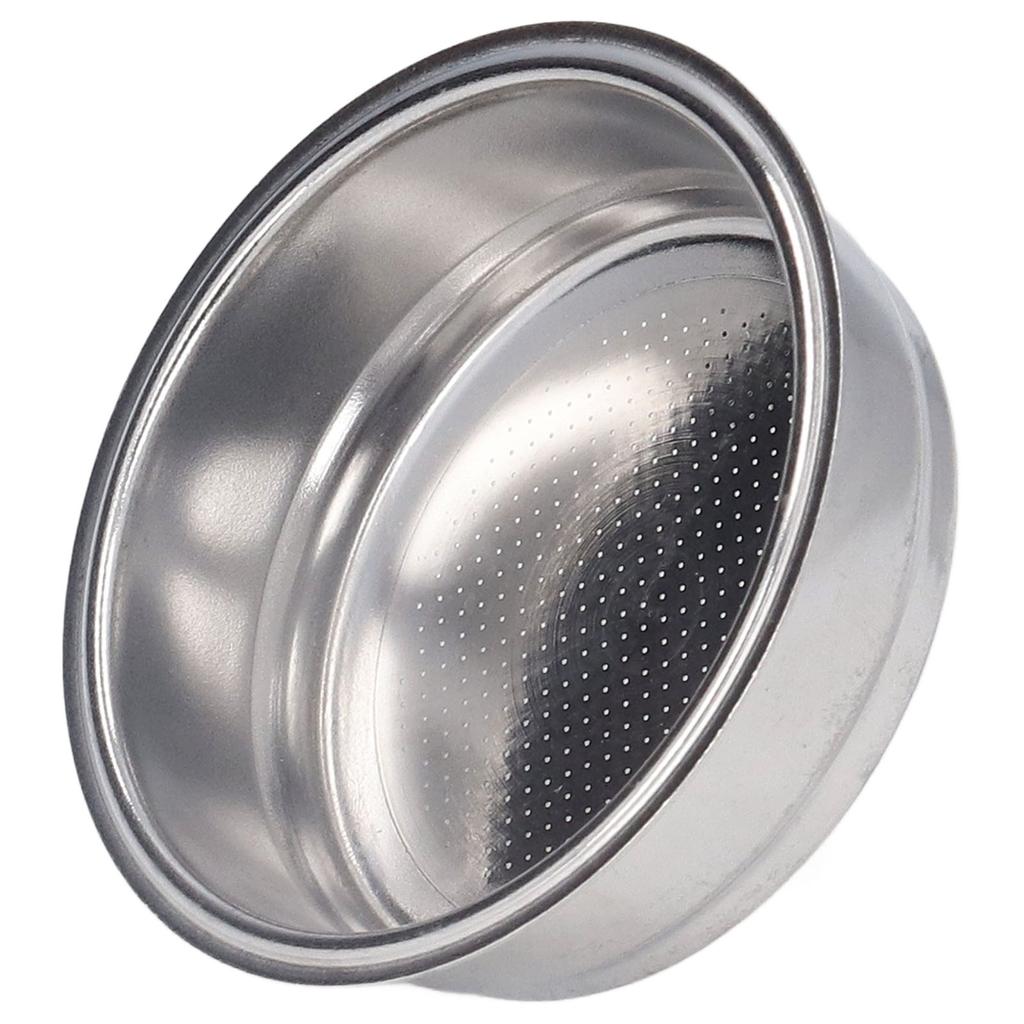 51mm Poröser Kaffeefilterkorb Edelstahl Einlagiger Kaffeefilterbecher für Kaffeezubehör