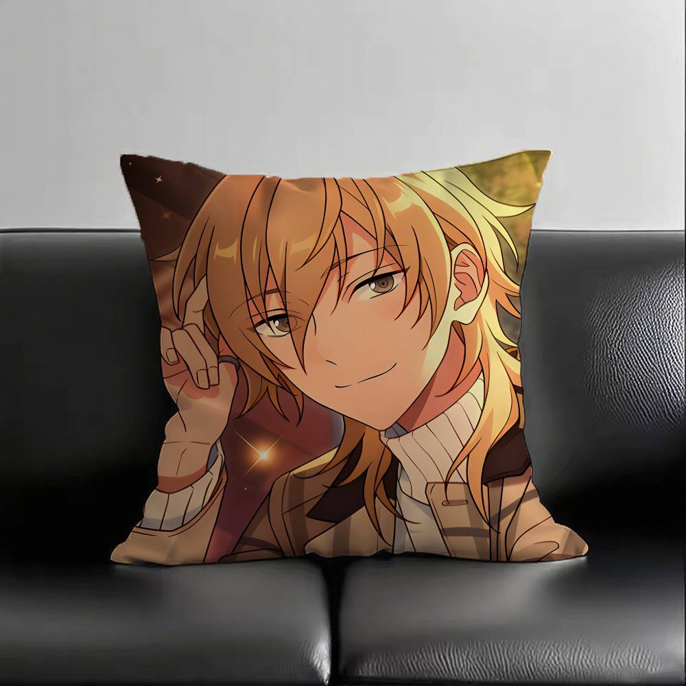 1pc Kaoru Hakaze Pillow Case Fashion Square Pillowcase Bedroom Sofa Room Ins Decoration Leisure