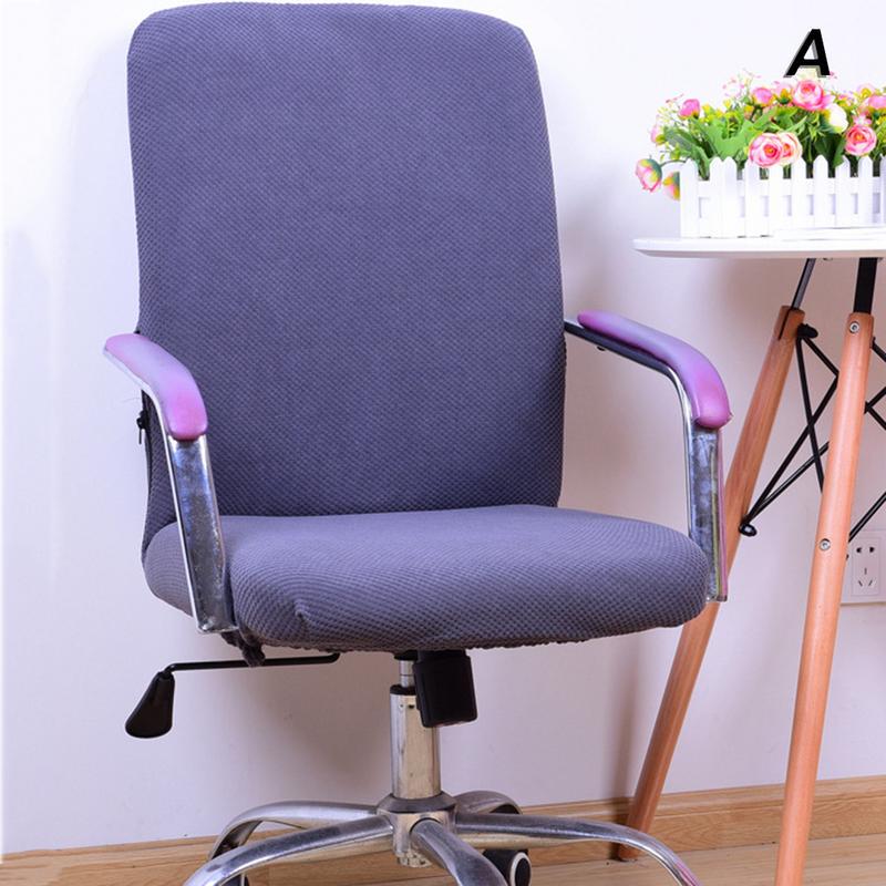 Color Siamese Stretch Home Comfort Table Hotel Office Computer Chair Cover Cute