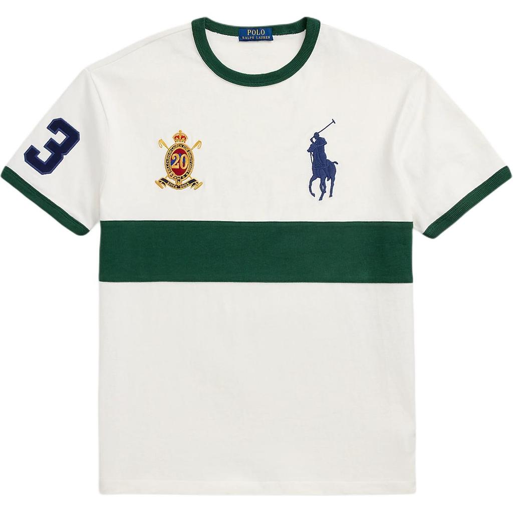 Polo Ralph Lauren FW25 Big Pony Classic Fit 20th Anniversary Emblem Cotton Jersey Crew Neck Short Sleeve T-Shirt Men T-Shirts 710981768-002