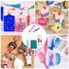 Plastic Heat Shrink Dinks Sheet Rubber Stamp Hot Air Gun Shrinkable DIY Handmade Tool Kit (#02)