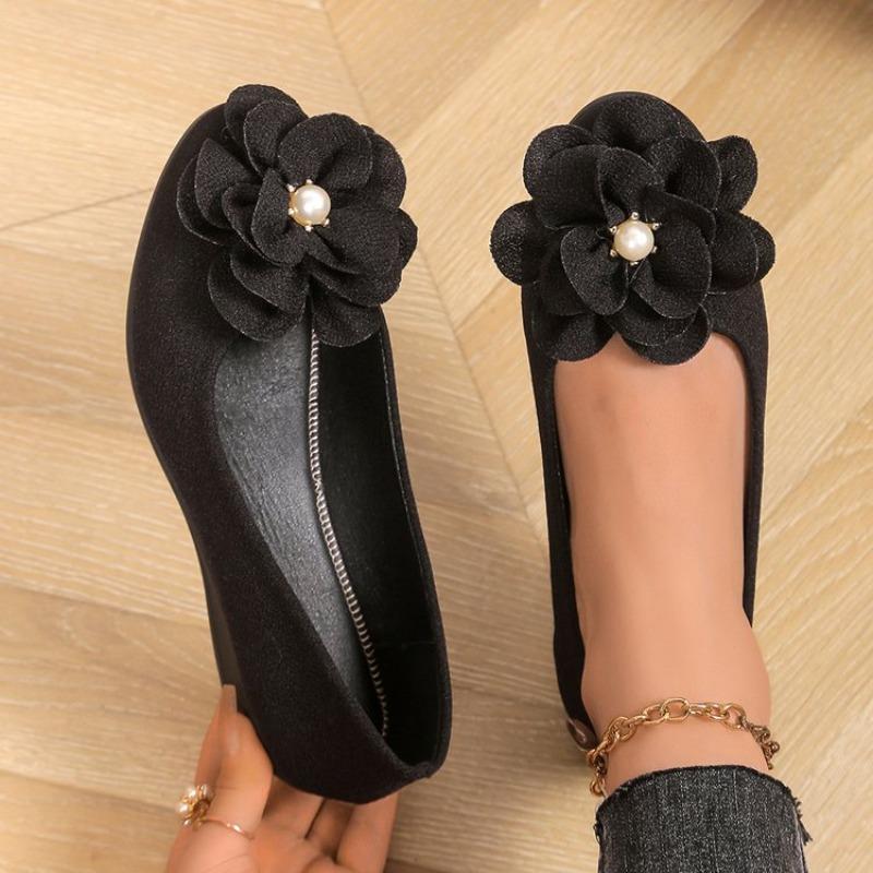 Fashion 2025 New Fashion Sneakers Comfortable and Versatile Women Flats Shoes Casual Simple Wear-resistant Flat Bottom Bow Loafers Women