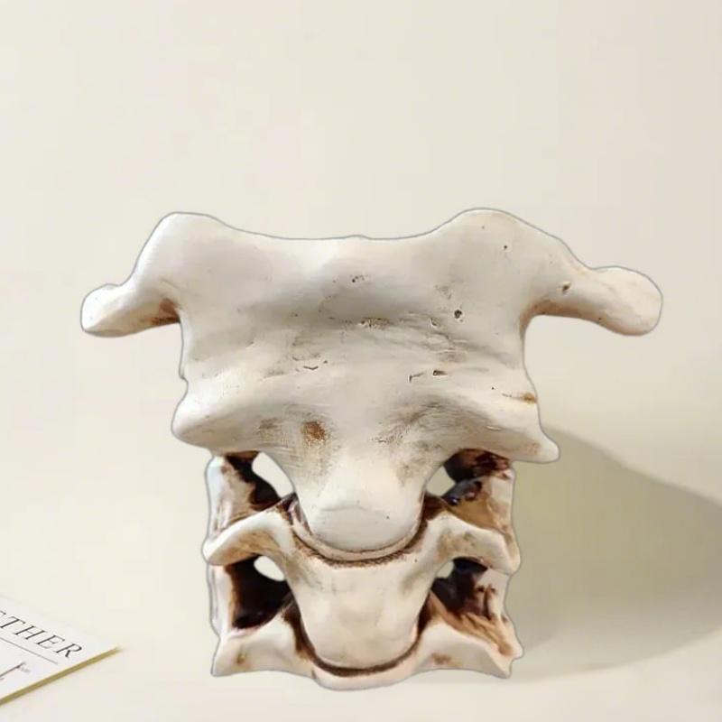 Skull Bones Pen Pencil Holder Makeup Brush Holder Vanty Desk Office Organzer Goth Decorations Gothic Skulls & Bones Organizer