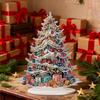 Christmas Tree Ornaments Acrylic Rhinestone Art Painting Table Decor Relaxing Xmas Crafts Unique Festive Holiday Gifts