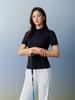 VOLVIK GOLFWEAR Women'S Ribbed Short Sleeve T-Shirt (On) Votsp474_Bk