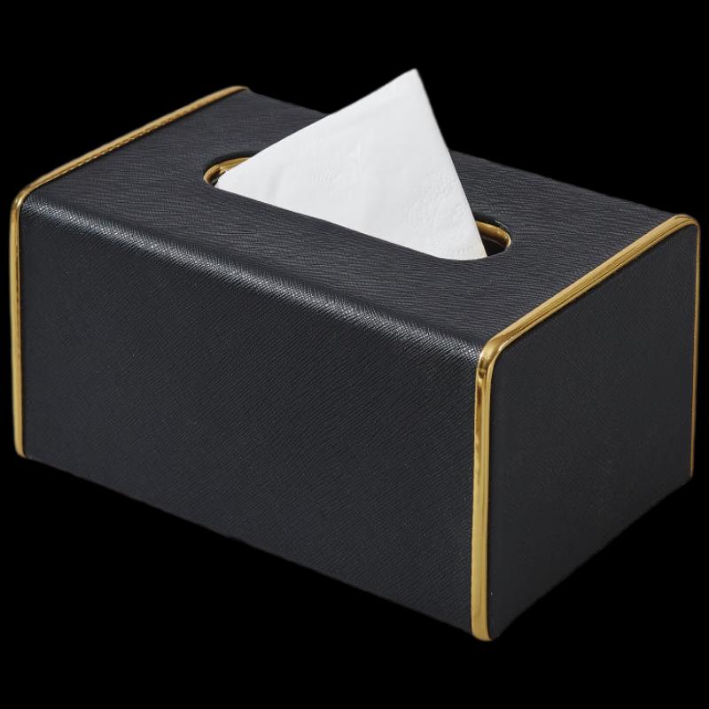 Yisanwei Leather Desktop Tissue Box