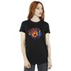 Disney Womens/Ladies Big Hero 6 Baymax Hiro Angry Manga Cotton Boyfriend T-Shirt