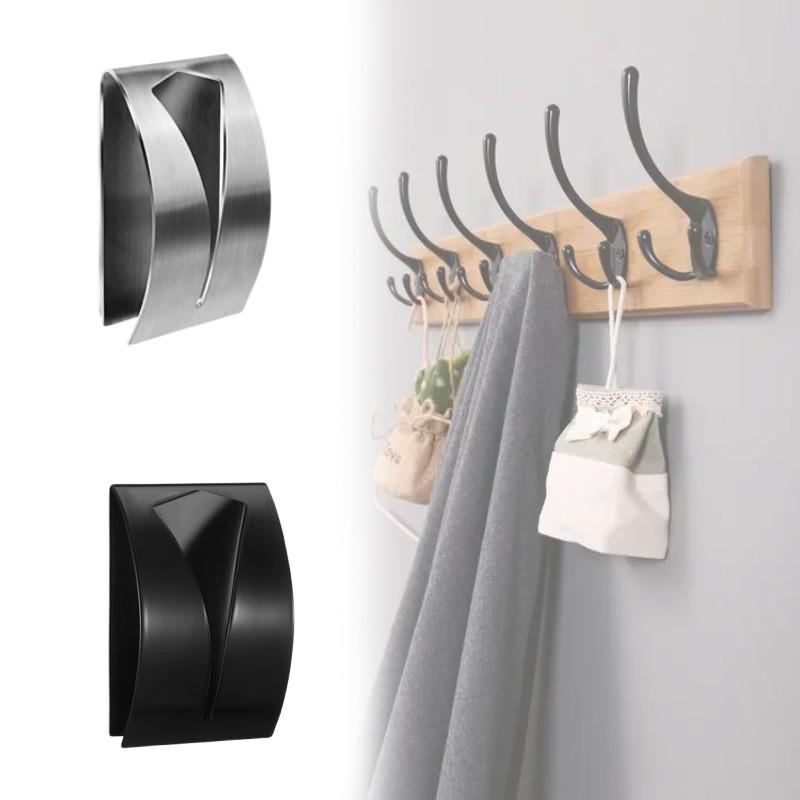 Steel Stainless Durable Door Hook Adhesive Design Towel Accessory Organization