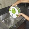 Salad Spinner Small Vegetable Dehydrator One-Hand Operation Lettuce Washer And Spinner with Serving Bowl 3.5L Fruit Drainer Salad Dryer
