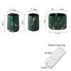 Marble Gold Pattern Electric Toothbrush Rack Bathroom Accessories Set Toothpaste Dispenser Home Toothbrush Holder Soap Dispenser