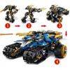 576 de bucăți Tehnic Ninja Thunder Raider Mechanical Warrior Robot Mecha Blocuri de Construcție Armă de Război Model Jucării Pentru Copii Adulti Cadou