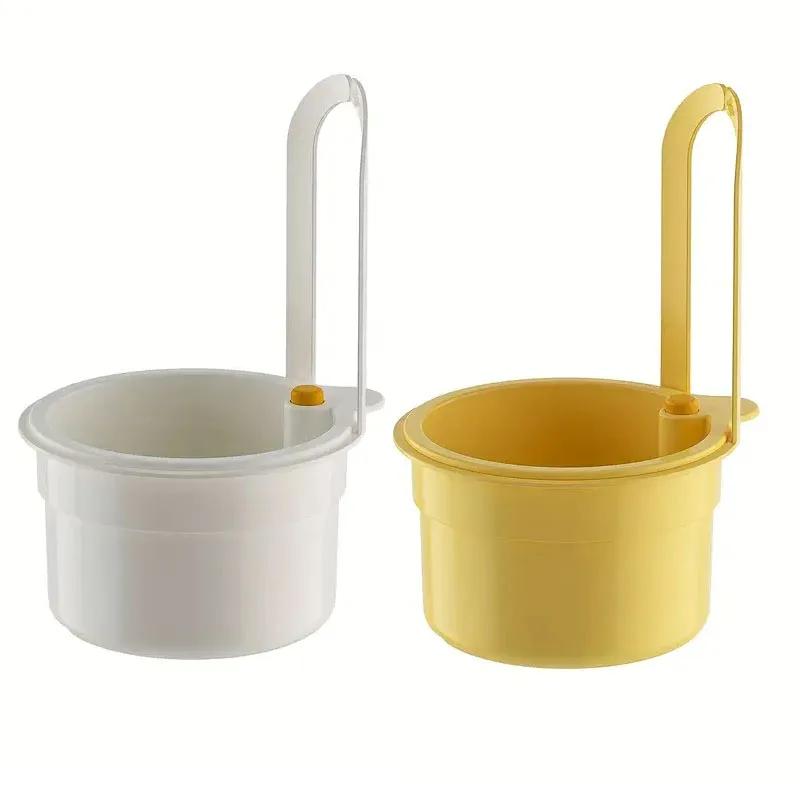 Drain Water Basket Filter Sink Hanging Strainer Basket Detachable Openable Bottom Cover Fruit Clean Rack For Kitchen Bathroom