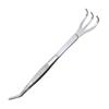 2-in-1 Bonsai Tweezers Mini Gardening Rake Soil Farming Tool Stainless Steel Root Rake  Loosen Soil