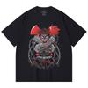 230 g/m² 100% Baumwolle Demon Slayer V24 Gyomei Aufdruck Unisex Schweres Baumwoll-T-Shirt