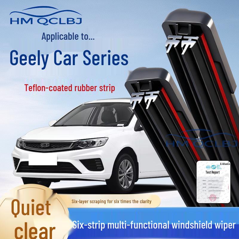 

Universal Frameless Wiper for Geely - Multi-Functional with Double Strip and 6-Layer Blade GX7/2012-2015