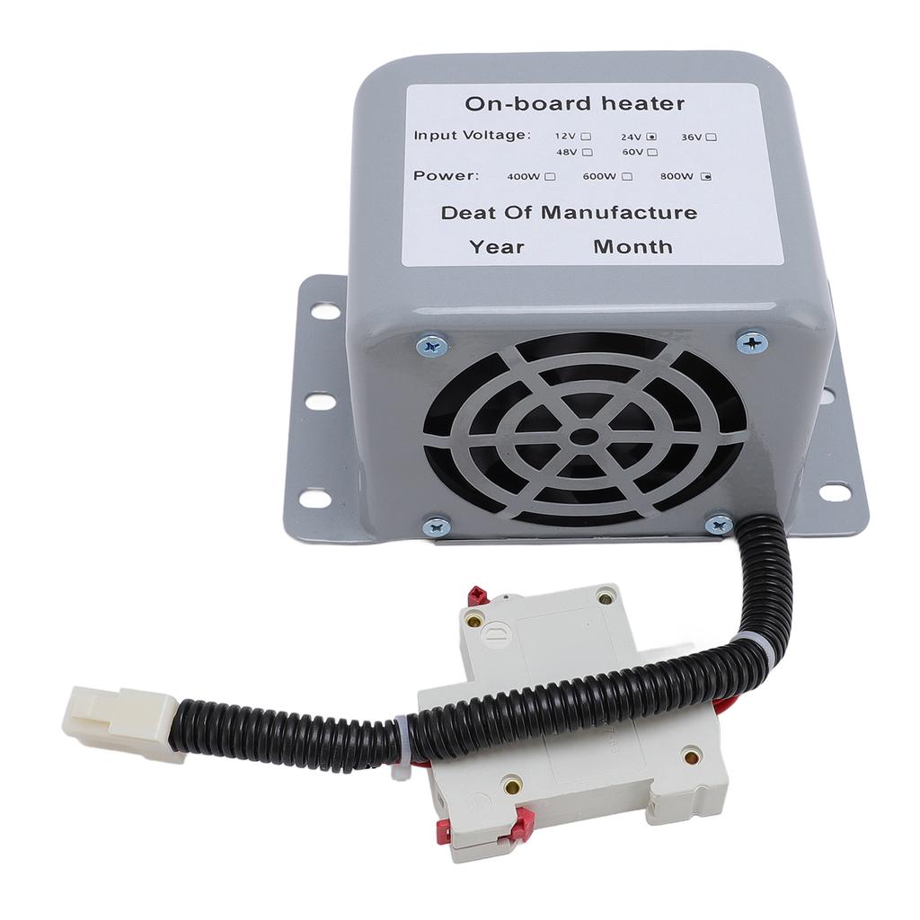 Grzejnik przestrzenny z 2 wylotami, samochodowy grzejnik elektryczny, odmrażacz do szyb, odmgławiacz z zabezpieczeniem przed przeciążeniem, DC24V