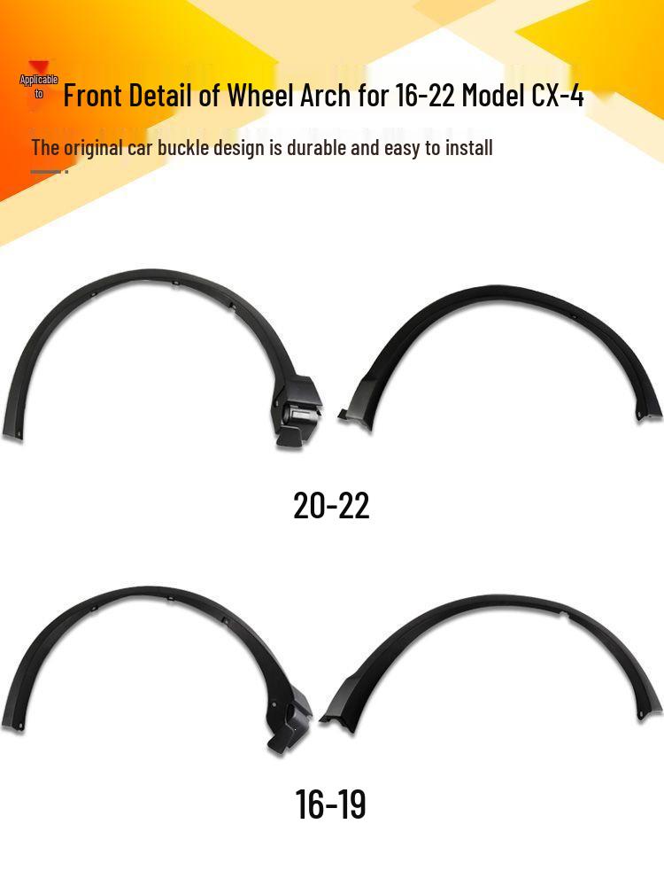 Mazda CX-4 (2016-2022) Wheel Arch Fender Anti-Scratch Trim Panel Set