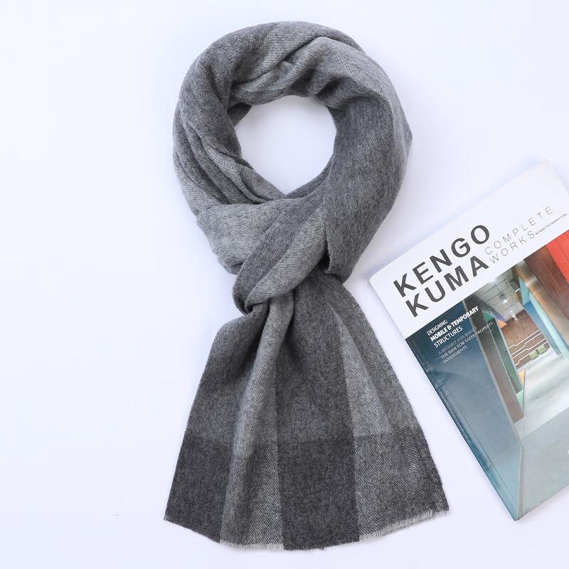 

2024 Unisex Pure Wool Color-Block Scarf