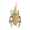 Antique Bronze Brasses Insect Ornament Rhinoceros Scarab Miniature Figurine Home Dekstop Decors Accent Paperweight Gift